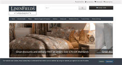 Desktop Screenshot of linenfields.co.uk